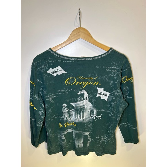 Y2k Vintage P. Michael Oregon all iver print top - Picture 5 of 5